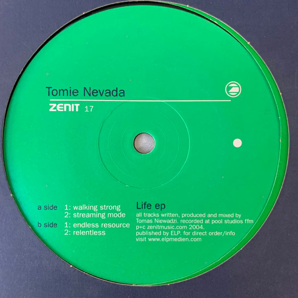 Tomie Nevada - Life E.P. | Zenit (ZENIT017) - 2