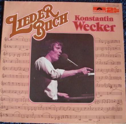 Konstantin Wecker - Liederbuch | Polydor (2664 224)