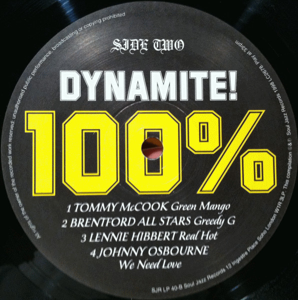 Various - 100% Dynamite! | Soul Jazz Records (SJR LP 40) - 4 Various - 100% Dynamite! | Soul Jazz Records (SJR LP 40) - 4