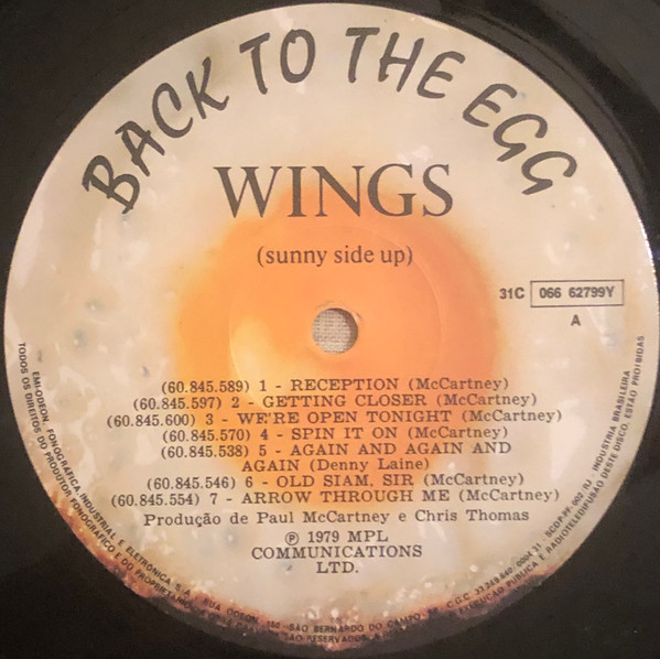 Wings - Back To The Egg | MPL (31C 066 62799) - 3