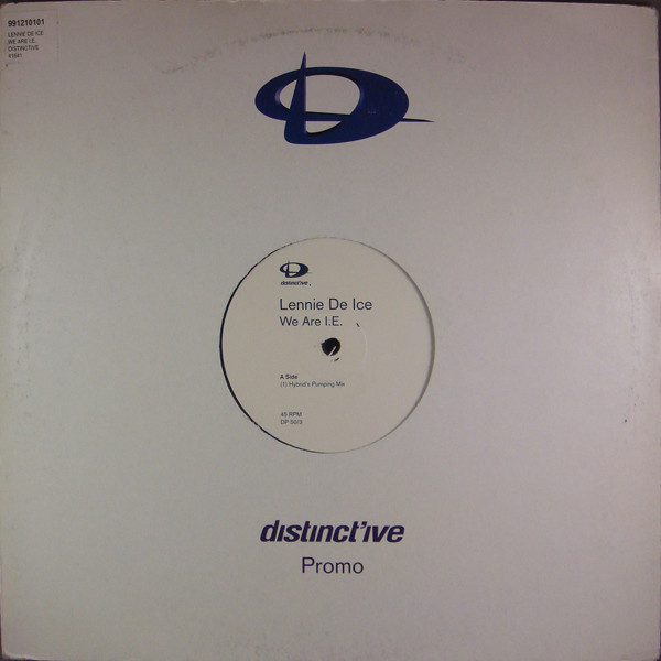 Lennie De Ice - We Are I.E. | Distinct'ive Records (DP 50/3) - 3 Lennie De Ice - We Are I.E. | Distinct'ive Records (DP 50/3) - 3