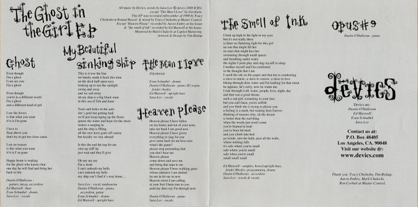 Dévics - The Ghost In The Girl EP | Splinter Records (SPLR-0005-2) - 3 Dévics - The Ghost In The Girl EP | Splinter Records (SPLR-0005-2) - 3