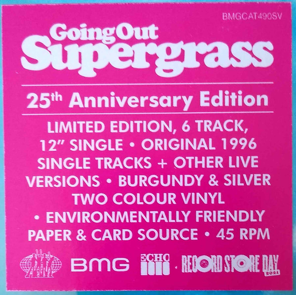 Supergrass - Going Out | BMG (BMGCAT490SV) - 2 Supergrass - Going Out | BMG (BMGCAT490SV) - 2