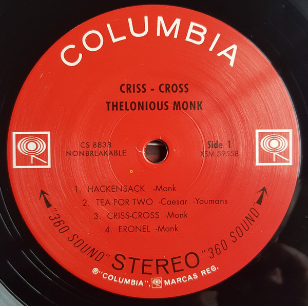 Thelonious Monk - Criss-Cross | Columbia (CS 8838) - 4