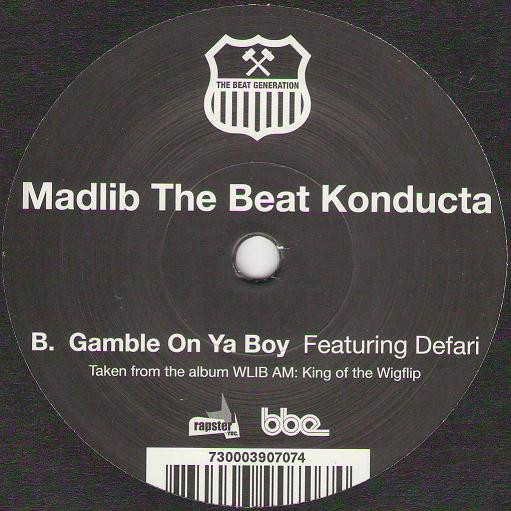 Madlib - Go! / Gamble On Ya Boy | Rapster Records (RR0070S) - 2