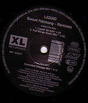 Liquid - Sweet Harmony (Remixes) | XL Recordings (INT 127.917) - main Liquid - Sweet Harmony (Remixes) | XL Recordings (INT 127.917) - main