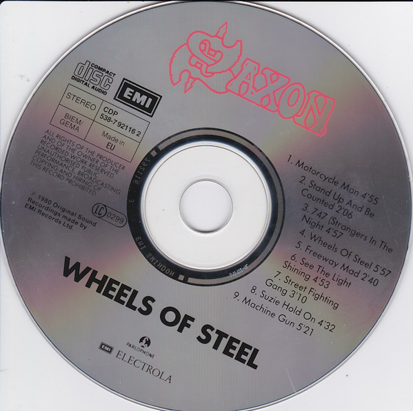 Saxon - Wheels Of Steel | EMI Electrola (CDP 7 92116 2) - 3