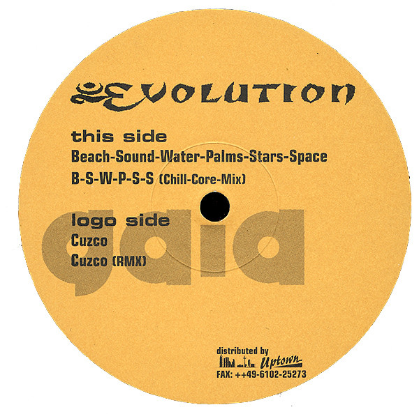 Evolution - Cuzco / Beach-Sound-Water-Palms-Stars-Space | Gaia Tonträger (GT 006) - main