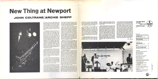 John Coltrane / Archie Shepp - New Thing At Newport | ABC Impulse! (A-94) - 2 John Coltrane / Archie Shepp - New Thing At Newport | ABC Impulse! (A-94) - 2