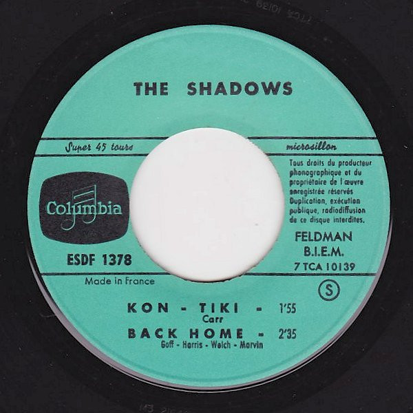 The Shadows - The Frightened City | Columbia (ESDF 1378) - main