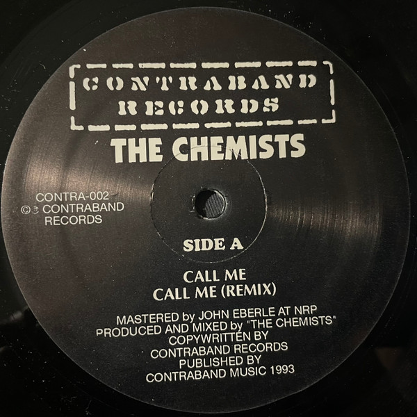 The Chemists - The Chemists | Contraband Records (CONTRA 002)