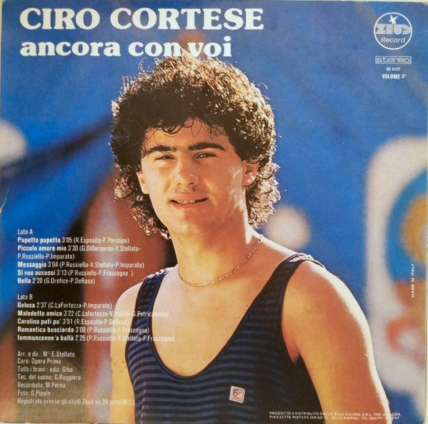 Ciro Cortese - Ancora Con Voi Volume 3 | Zeus Record (BE 0127) - 2 Ciro Cortese - Ancora Con Voi Volume 3 | Zeus Record (BE 0127) - 2