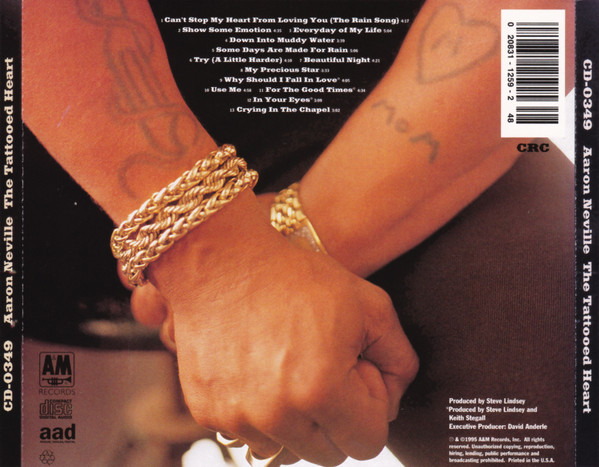 Aaron Neville - The Tattooed Heart | A&M Records (31454 0349 2) - 2