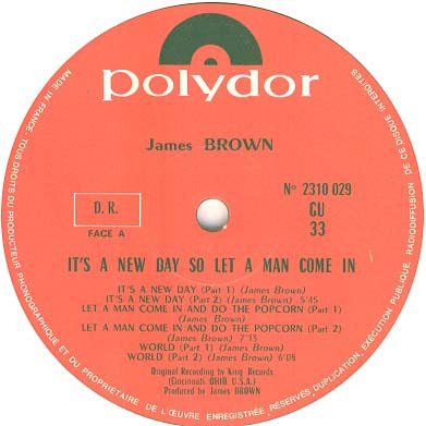 James Brown - It's A New Day So Let A Man Come In | Polydor (2310 029 GU) - 2 James Brown - It's A New Day So Let A Man Come In | Polydor (2310 029 GU) - 2