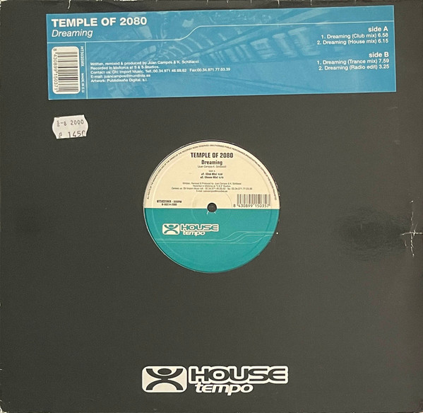 Temple Of 2080 - Dreaming | House Tempo (HT5035MX)