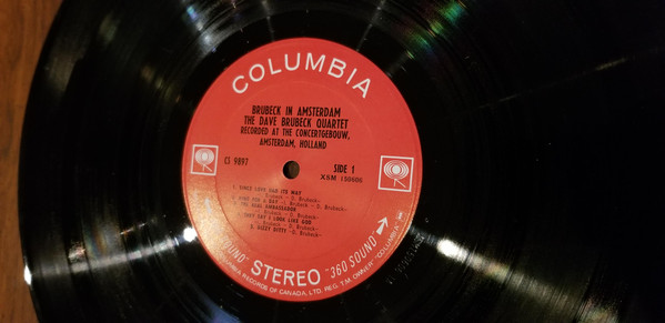 The Dave Brubeck Quartet - Brubeck In Amsterdam | Columbia (CS 9897) - 4