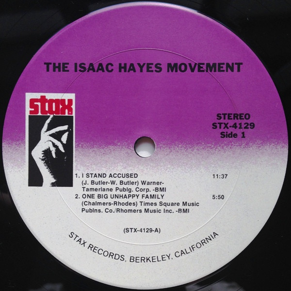 Isaac Hayes - The Isaac Hayes Movement | Stax (STX 4129) - 3