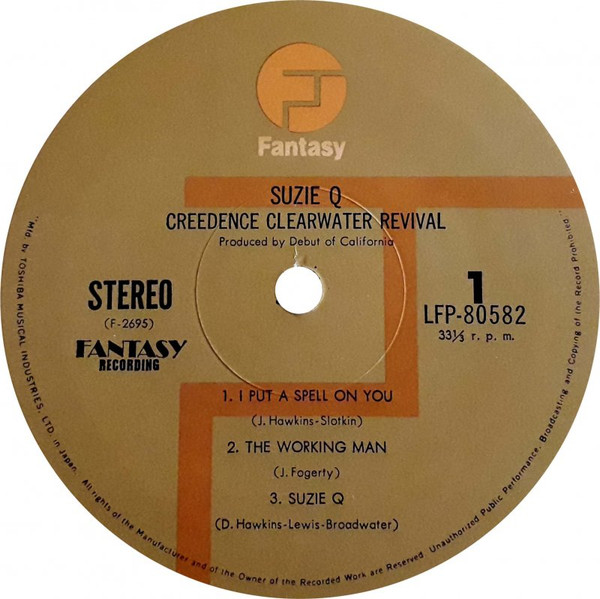 Creedence Clearwater Revival - Suzie Q | Fantasy (LFP-80582) - 4