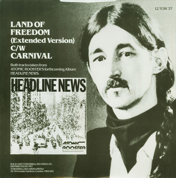 Atomic Rooster - Land Of Freedom | Towerbell Records (12 TOW 37) - 2
