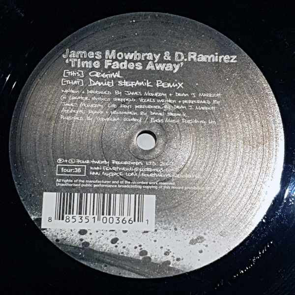 James Mowbray & D. Ramirez - Time Fades Away | Four:Twenty Recordings (FOUR:36)