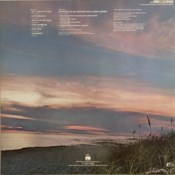 Emerson, Lake & Palmer - Love Beach | Ariola (200 249) - 2 Emerson, Lake & Palmer - Love Beach | Ariola (200 249) - 2