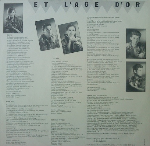 Jesse Garon Et L'Age D'Or - Jesse Garon Et L'Âge D'Or | Polydor (823 539-1) - 4 Jesse Garon Et L'Age D'Or - Jesse Garon Et L'Âge D'Or | Polydor (823 539-1) - 4