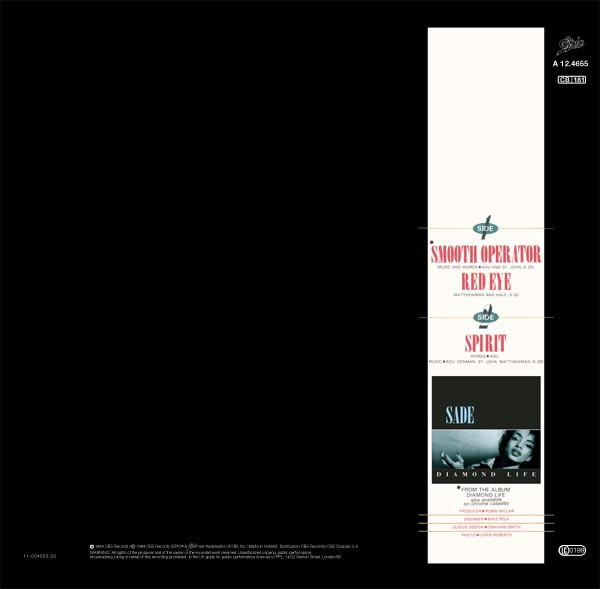 Sade - Smooth Operator | Epic (EPCA 12.4655) - 2