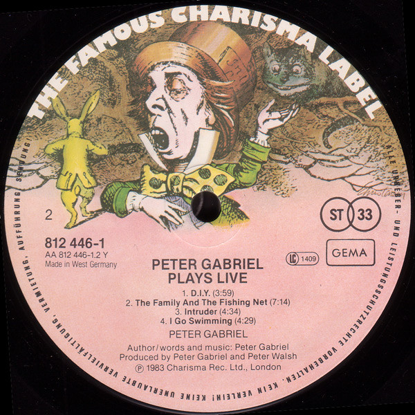 Peter Gabriel - Plays Live | Charisma (812 445-1) - 4