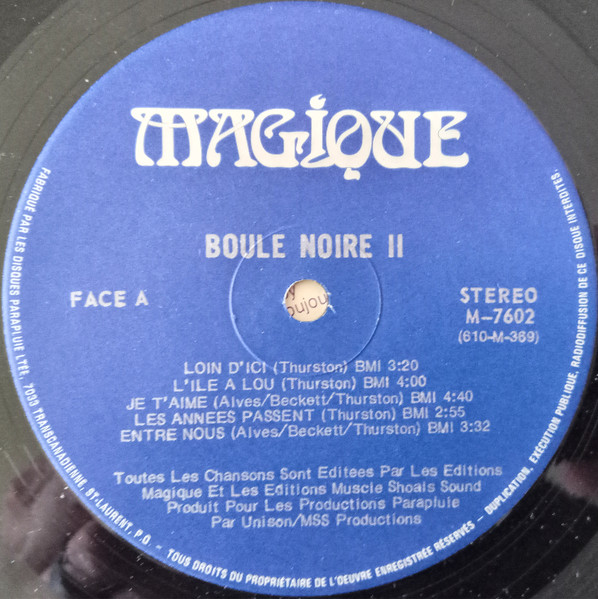 Boule Noire - Boule Noire II [Vinyl] | Magique (M-7602) - 4
