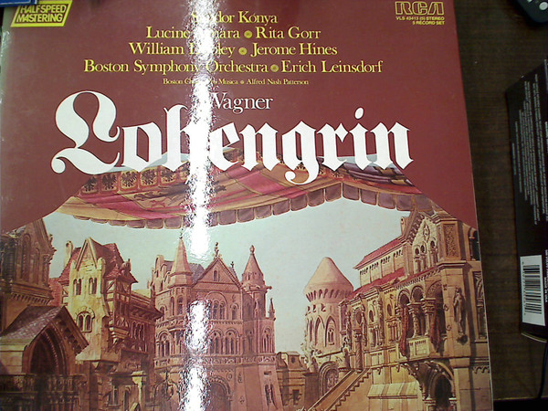 Richard Wagner , Boston Symphony Orchestra / Erich Leinsdorf , Sándor Kónya , Lucine Amara , Rita Gorr , William Dooley , Jerome Hines , Calvin Marsh - Lohengrin Complete | RCA Victrola (VLS43413)