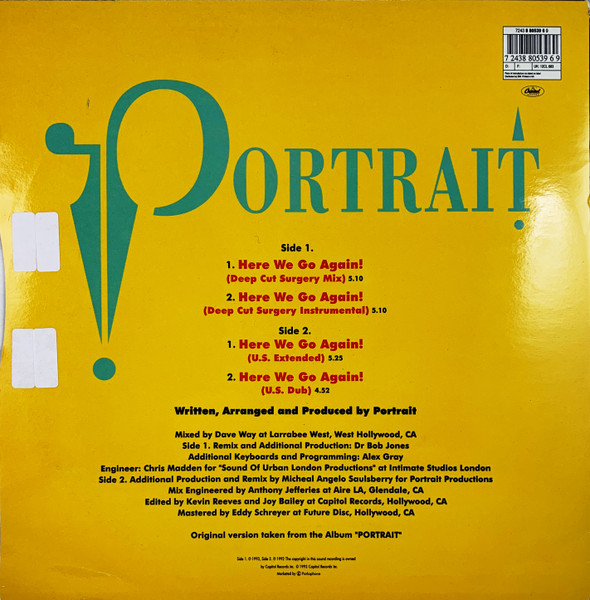 Portrait - Here We Go Again! | Capitol Records (12CL 683) - 2