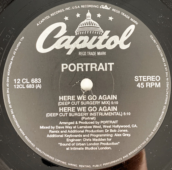 Portrait - Here We Go Again! | Capitol Records (12CL 683) - 3