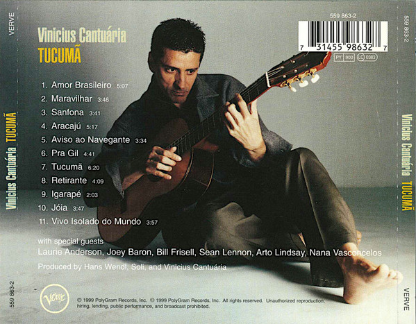 Vinicius Cantuária - Tucumã | Verve Records (559 863-2) - 2 Vinicius Cantuária - Tucumã | Verve Records (559 863-2) - 2