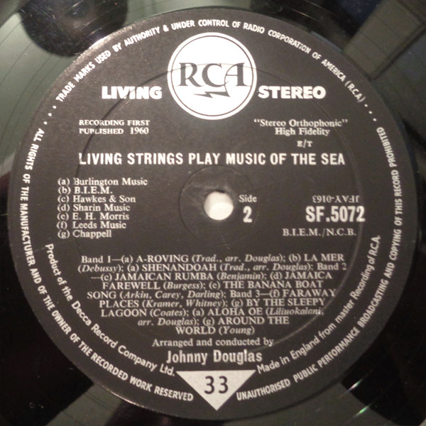 Living Strings - Play Music Of The Sea | RCA (SF-5072) - 4 Living Strings - Play Music Of The Sea | RCA (SF-5072) - 4