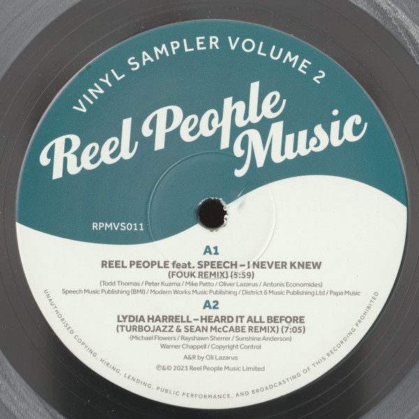 Various - Reel People Music Vinyl Sampler Volume 2 | Reel People Music (RPMVS011) - 2 Various - Reel People Music Vinyl Sampler Volume 2 | Reel People Music (RPMVS011) - 2