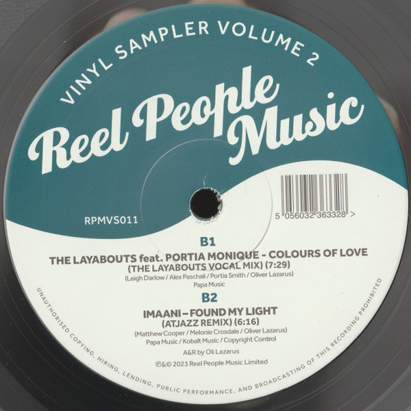Various - Reel People Music Vinyl Sampler Volume 2 | Reel People Music (RPMVS011) - 3 Various - Reel People Music Vinyl Sampler Volume 2 | Reel People Music (RPMVS011) - 3