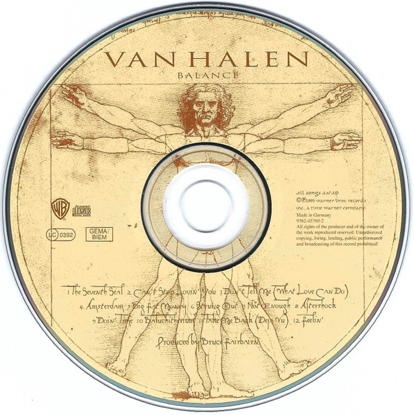 Van Halen - Balance | Warner Bros. Records (9362-45760-2) - 3 Van Halen - Balance | Warner Bros. Records (9362-45760-2) - 3