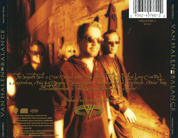 Van Halen - Balance | Warner Bros. Records (9362-45760-2) - 2 Van Halen - Balance | Warner Bros. Records (9362-45760-2) - 2