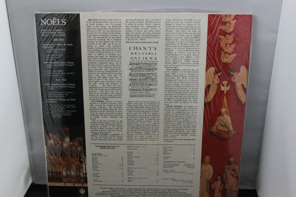 John Grew , McGill Chamber Singers , Fred Stoltzfus - Noëls - Variations À L'Orgue | McGill University Records (82014) - 2