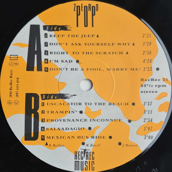 Zero Pop - All The Big Mystics | RecRec Music (RecRec 21) - 3