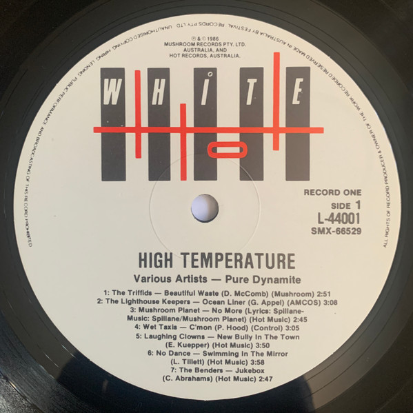 Various - High Temperature: A Collection Of Hot Records From 1982 - 1985 | White Hot (L 44001) - 3 Various - High Temperature: A Collection Of Hot Records From 1982 - 1985 | White Hot (L 44001) - 3