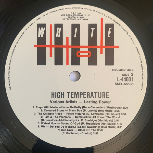 Various - High Temperature: A Collection Of Hot Records From 1982 - 1985 | White Hot (L 44001) - 4 Various - High Temperature: A Collection Of Hot Records From 1982 - 1985 | White Hot (L 44001) - 4