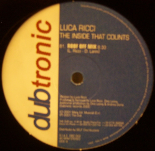 Luca Ricci - The Inside That Counts | Dubtronic (DBC 002)