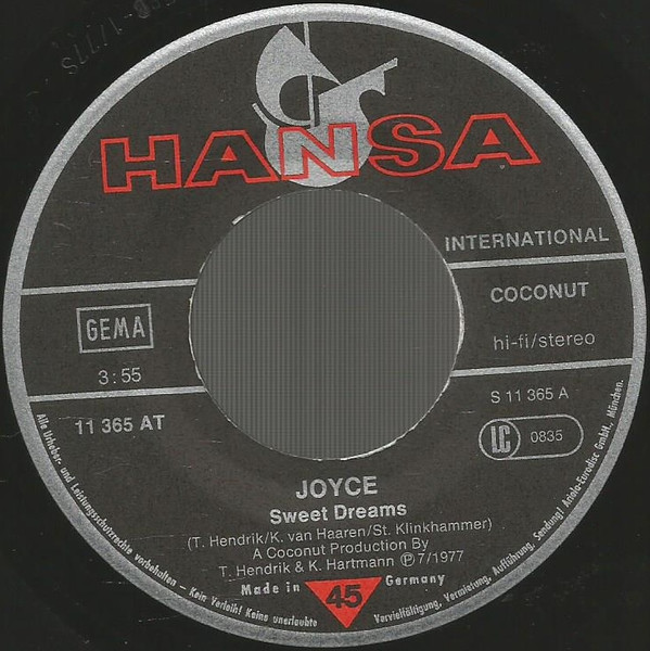 Joyce - Try Me | Hansa International (11 365 AT) - 2