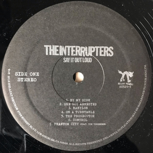 The Interrupters - Say It Out Loud | Hellcat Records (80529-1) - 3 The Interrupters - Say It Out Loud | Hellcat Records (80529-1) - 3