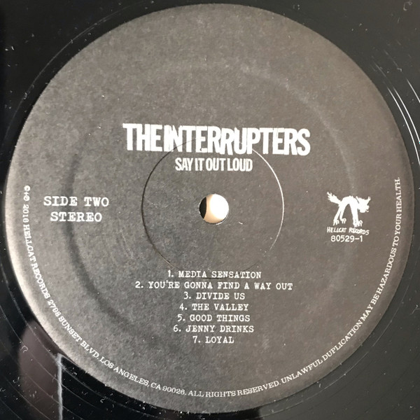 The Interrupters - Say It Out Loud | Hellcat Records (80529-1) - 4 The Interrupters - Say It Out Loud | Hellcat Records (80529-1) - 4