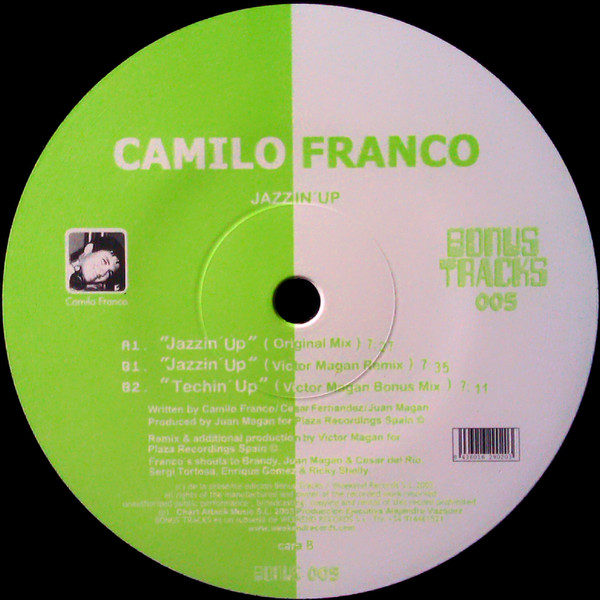 Camilo Franco - Jazzin' Up | Bonus Tracks (BONUS 005) - main Camilo Franco - Jazzin' Up | Bonus Tracks (BONUS 005) - main
