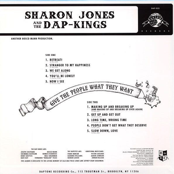 Sharon Jones & The Dap-Kings - Give The People What They Want | Daptone Records (DAP-032) - 2