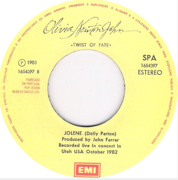 Olivia Newton-John - Twist Of Fate | EMI (1654397) - 4