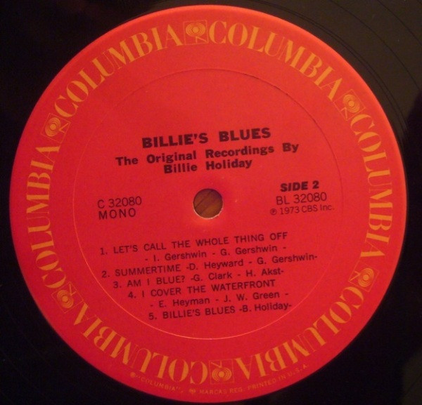Billie Holiday - Billie's Blues (The Original Recordings By Billie Holiday) | Columbia (C 32080) - 3 Billie Holiday - Billie's Blues (The Original Recordings By Billie Holiday) | Columbia (C 32080) - 3